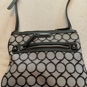 New Nine West 9s Jacquard Crossbody Purse